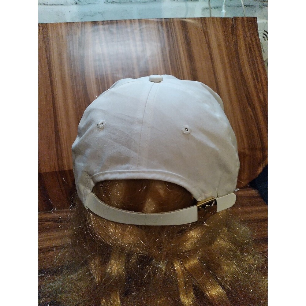 Vintage 1990’s RED MAN Patch Fishing Tournament White Snap Back Trucker Hat - Picture 3 of 9